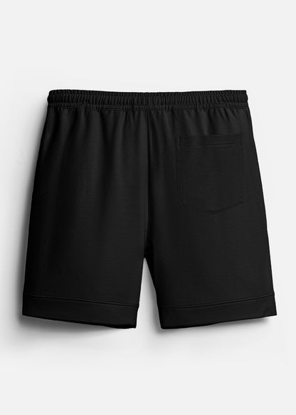 Quần Short Thun Soft - Touch Mềm Mại Non Branded 057 Đen