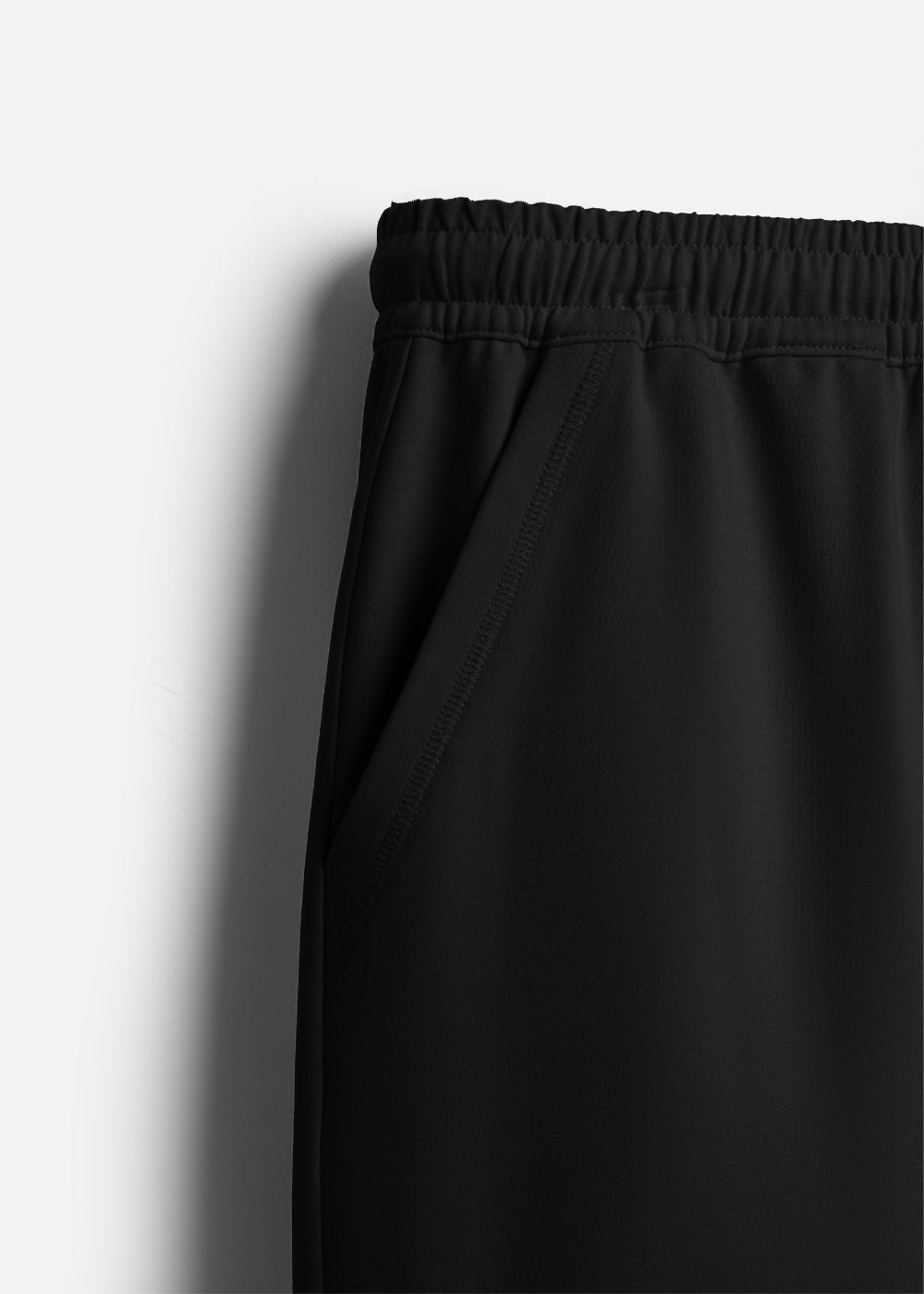 Quần Short Thun Soft - Touch Mềm Mại Non Branded 057 Đen