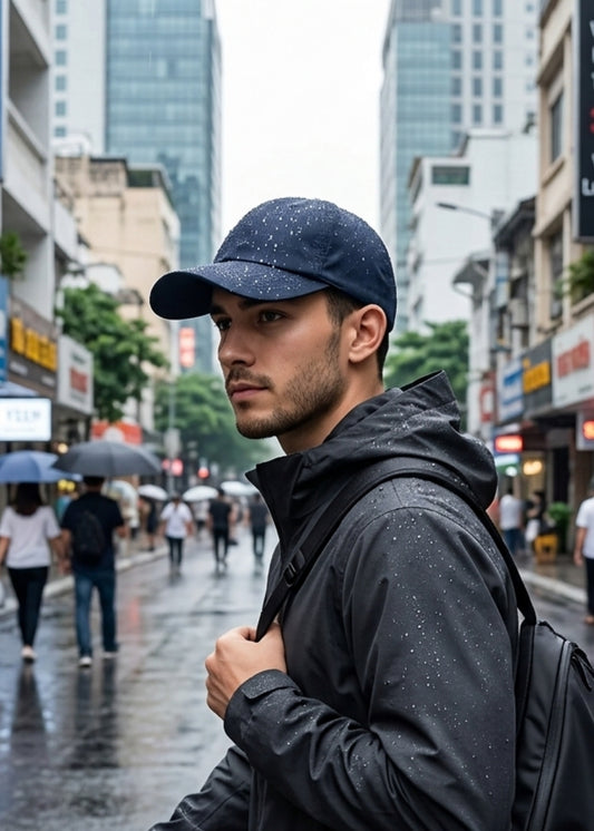 Nón Dad Hat Dù Mỏng Nhẹ #Y2010 067 Xanh Dương Đậm