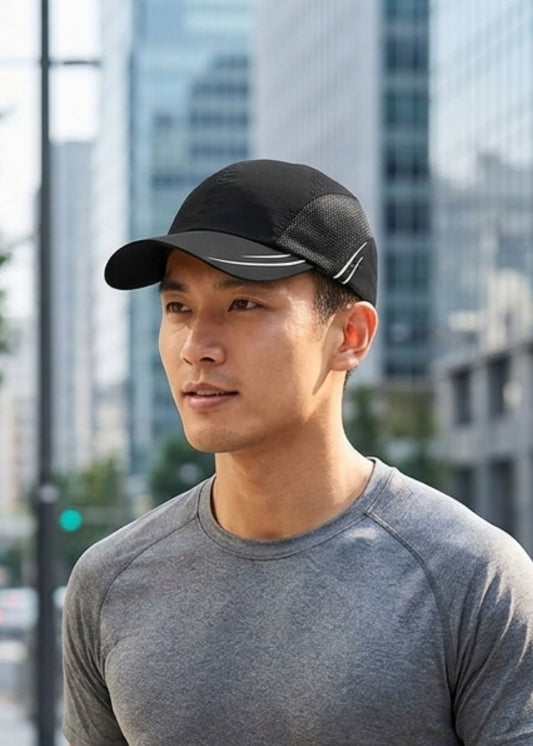 Nón Dad Hat Dù Mỏng Nhẹ Mesh Thoáng Khí #Y2010 068 Đen