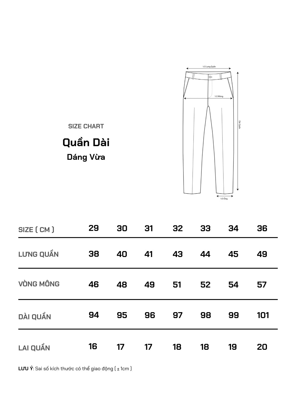 Quần Tây Casual Co giãn Non Iron 002 Đen
