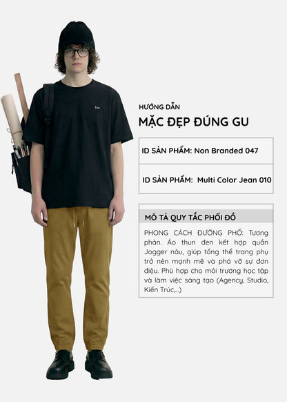 Quần Jogger Jeans Co Giãn Multi Color Jean 010 Nâu