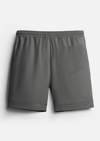 Quần Short Thun Soft - Touch Mềm Mại Non Branded 057 Xám Đậm