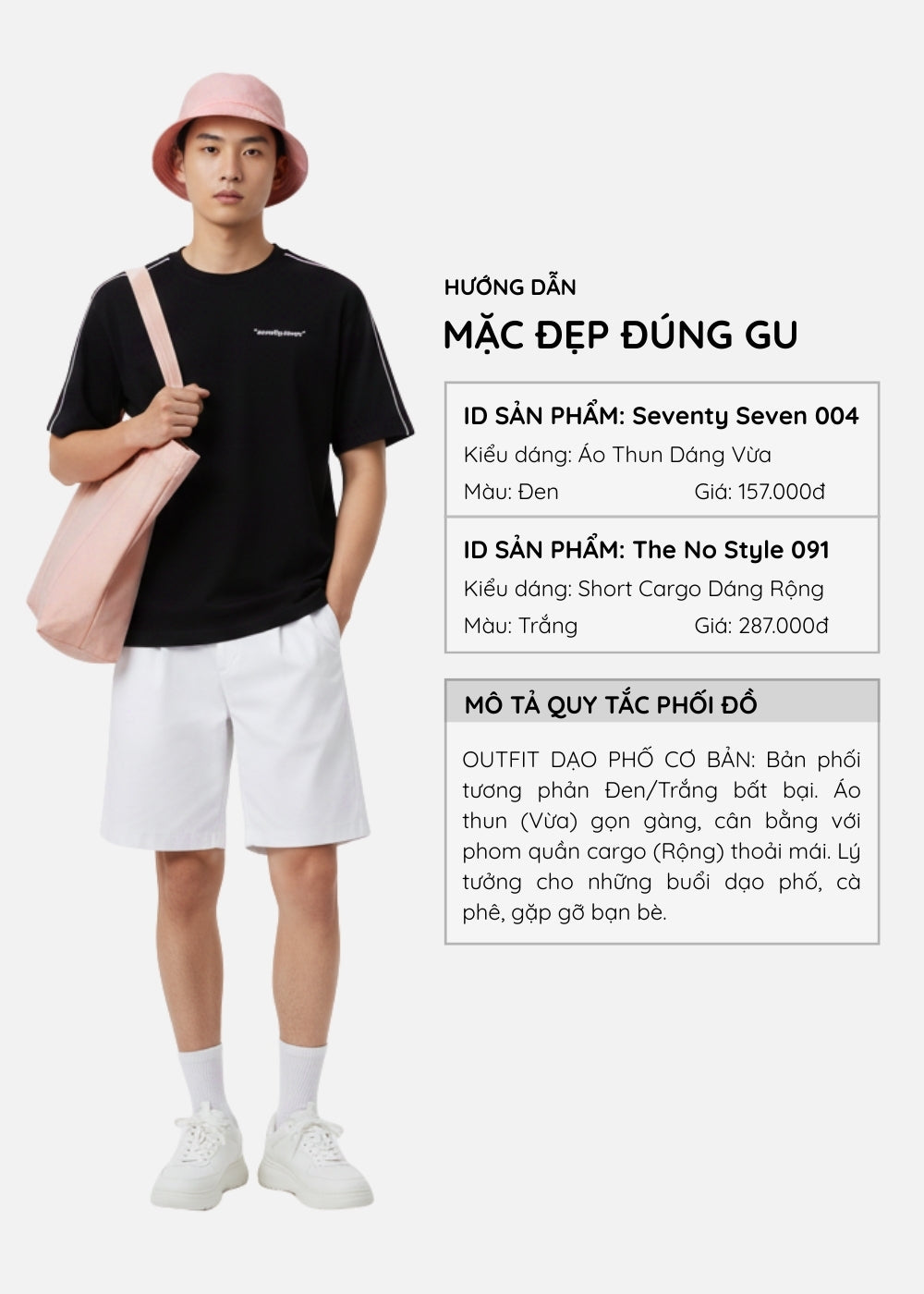 Áo Thun Cotton Line Art Co Giãn Seventy Seven 004 Đen