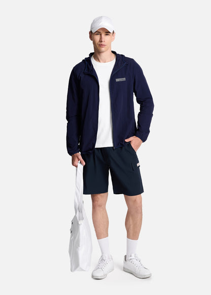 Áo Khoác Gió Trượt Nước Seventy Seven 005 Xanh Dương Đậm