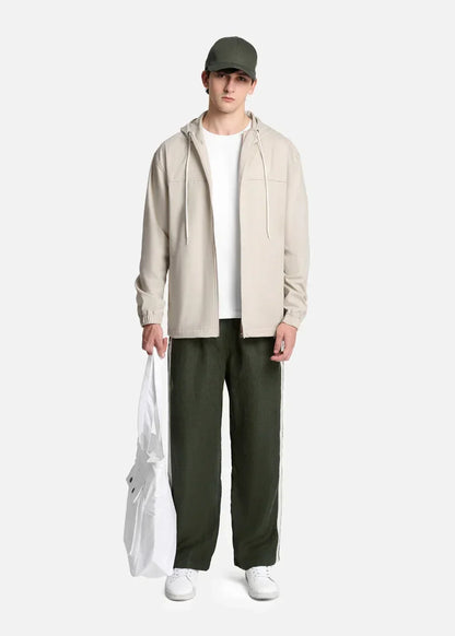 Áo Khoác Parka DurableTex™ Lai Áo Có Dây Rút Tùy 2 Kiểu Mặc Seventy Seven 007 Màu Be Dáng Vừa Vặn F3