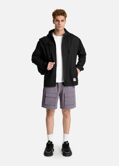 Áo Khoác Kaki Chống Nắng Seventy Seven 007 Đen