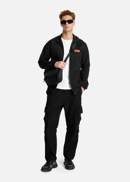 Quần Dù Cargo Nhẹ Co Giãn The No Style 098 Đen