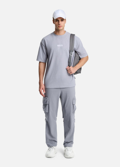 Quần Dù Cargo Nhẹ Co Giãn The No Style 098 Xám