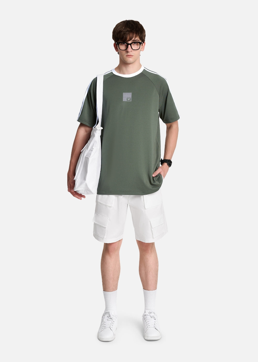 Áo Thun Pique Thoáng Mát Seventy Seven 013 Xanh Lá Đậm