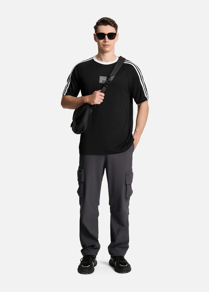 Áo Thun Pique Thoáng Mát Seventy Seven 013 Đen