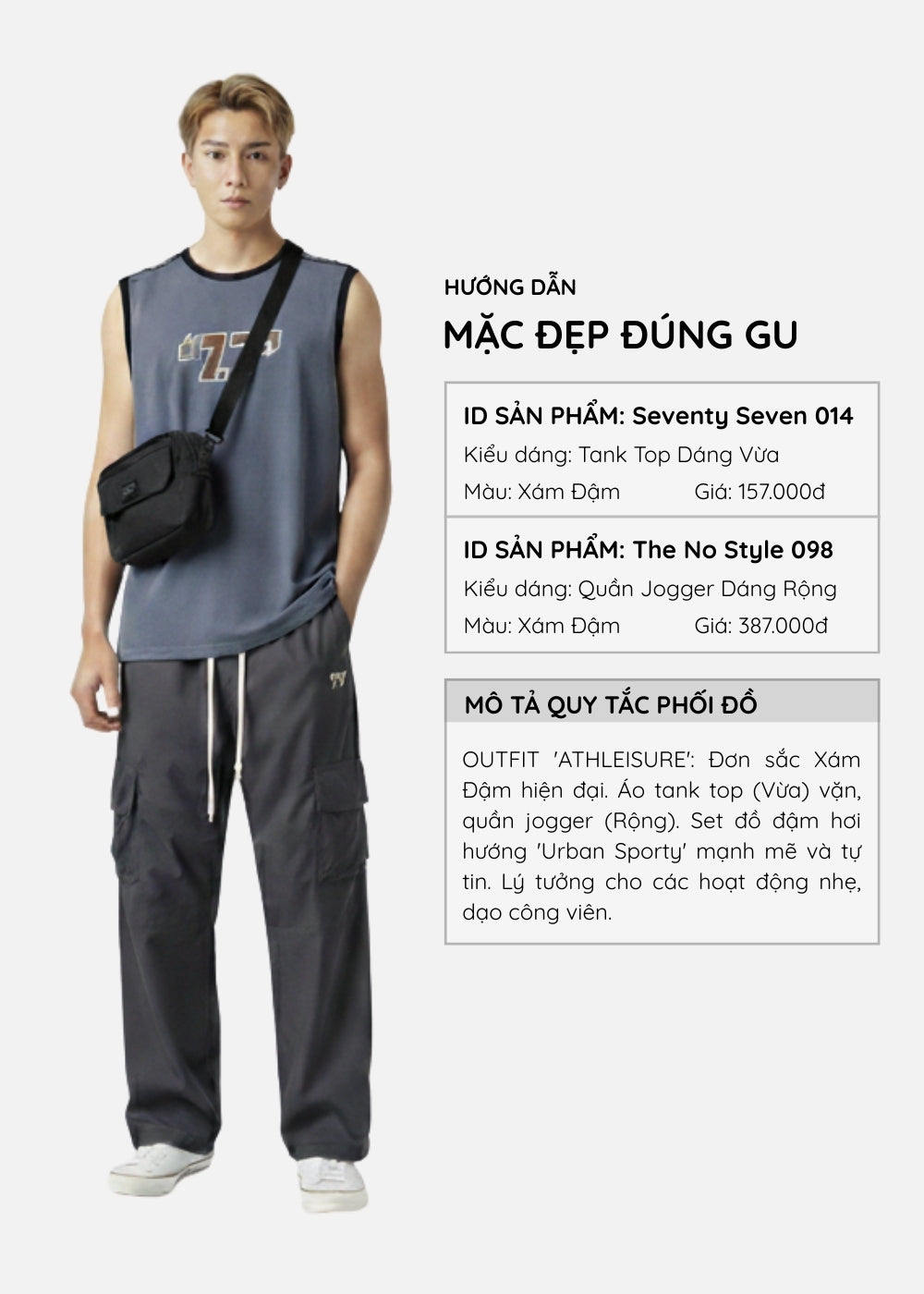 Áo Thun 3 Lỗ Cotton Thoáng Khí Seventy Seven 014 Xám Đậm