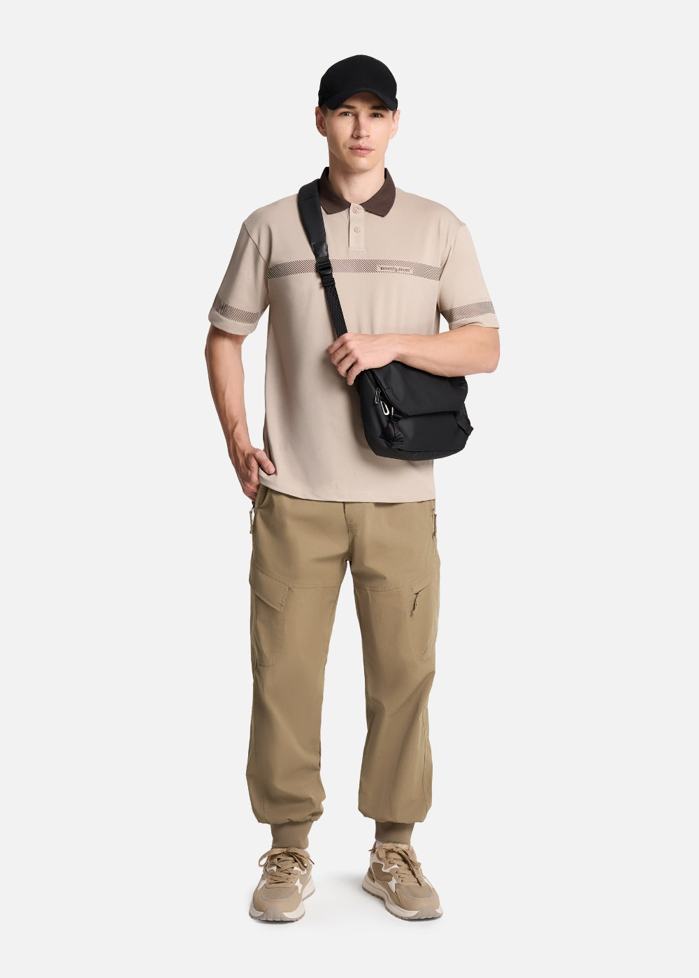 Quần Jogger Dù Co Giãn The No Style 097 Nâu Đậm