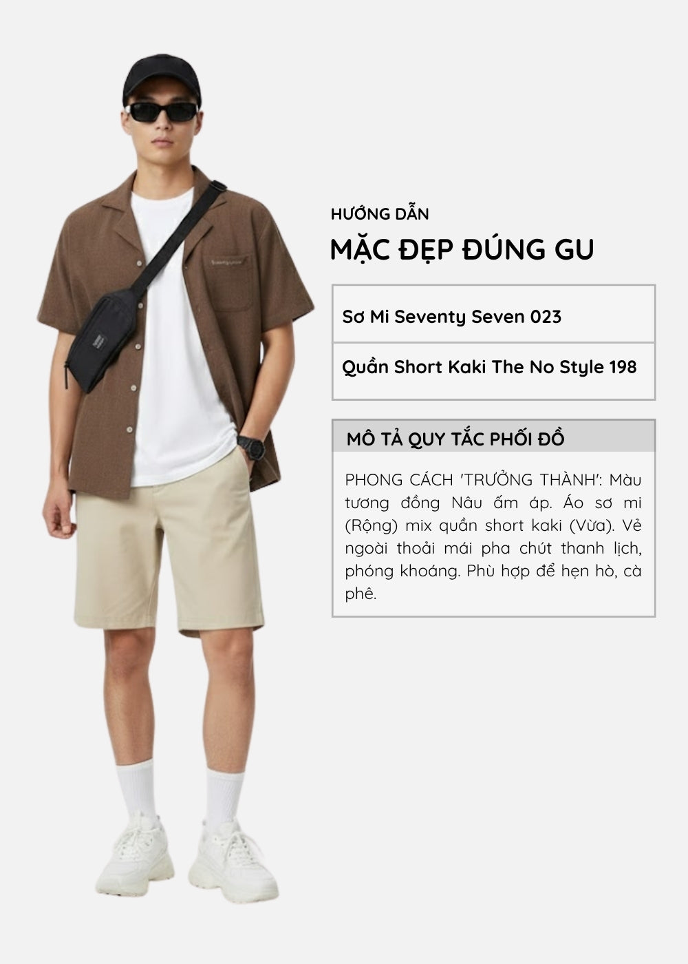 Áo Sơ Mi Tay Ngắn Vải Nhung Tăm DurableTex™ Mềm Mịn Đứng Dáng Seventy Seven 023 Màu Nâu Đậm Dáng Vừa Vặn F3