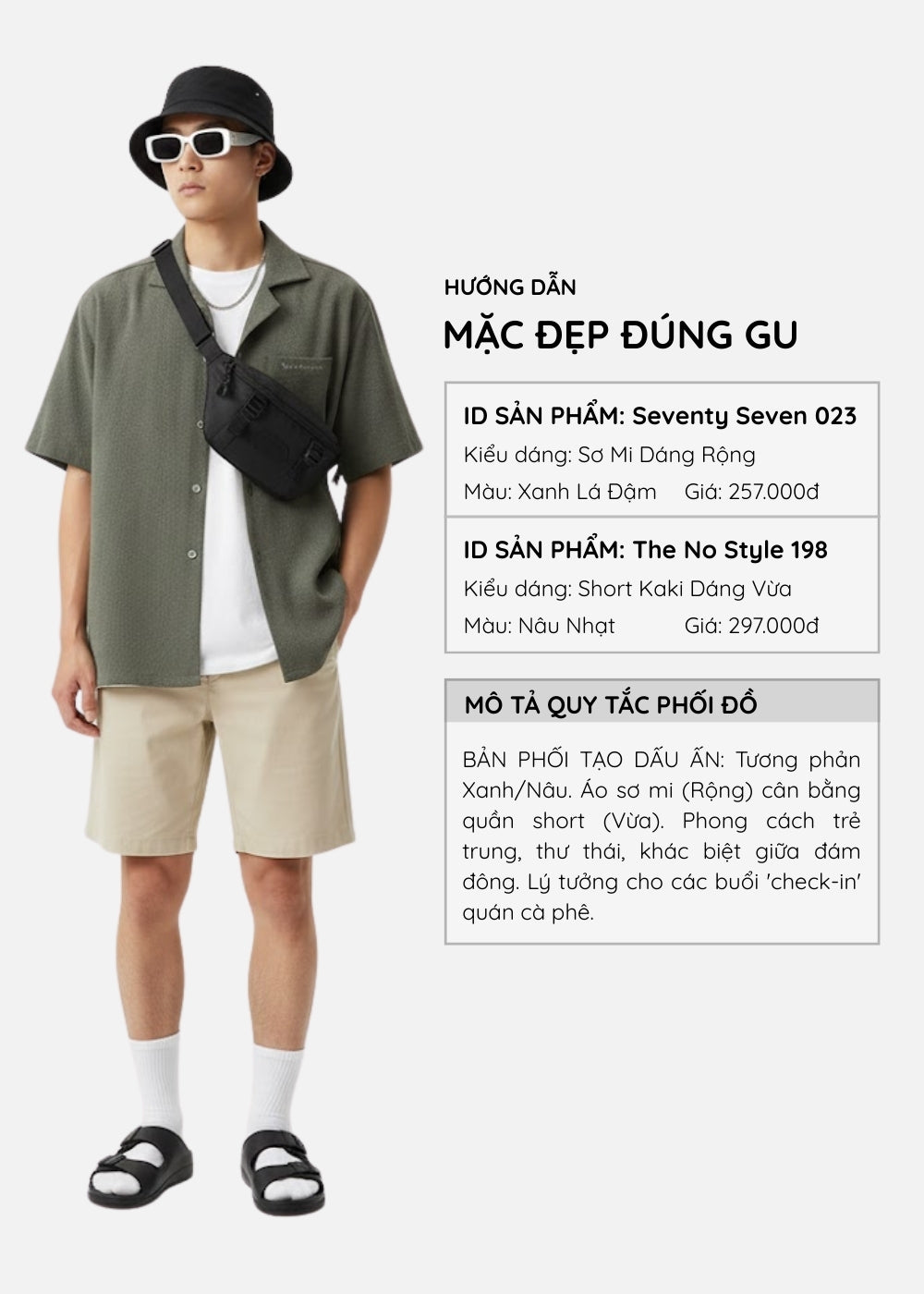 Áo Sơ Mi Cuban Corduroy Ít Nhăn Seventy Seven 023 Xanh Lá Đậm