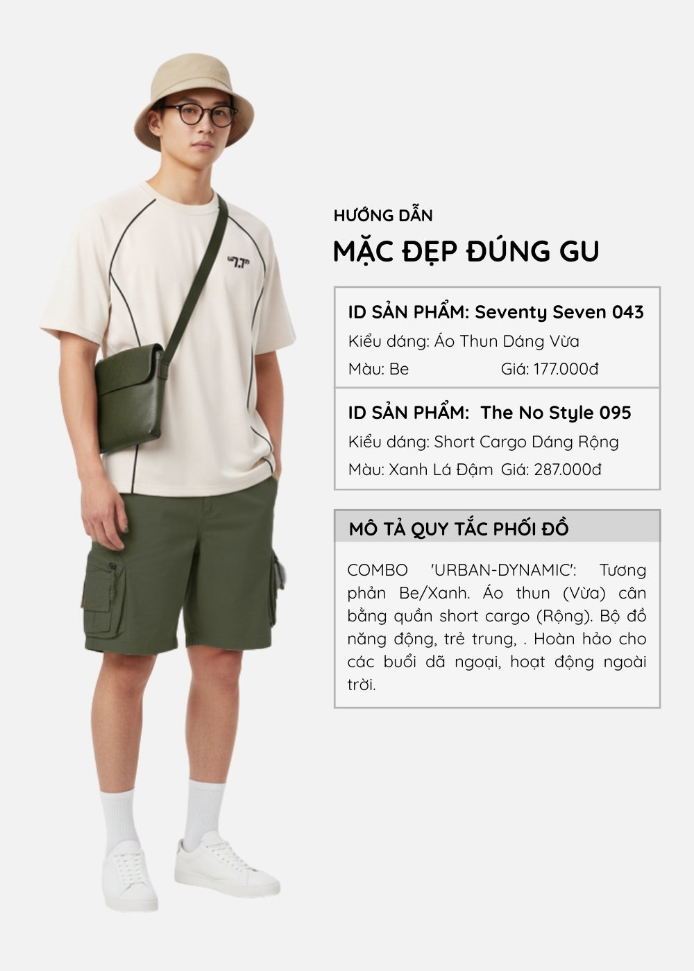 Áo Thun Ribbing Mềm Mại Bền Bỉ Seventy Seven 043 Be