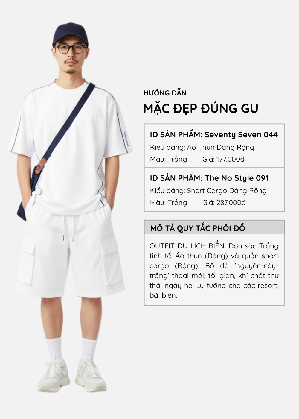 Áo Thun Tay Ngắn Waffle Co Giãn Seventy Seven 044 Trắng