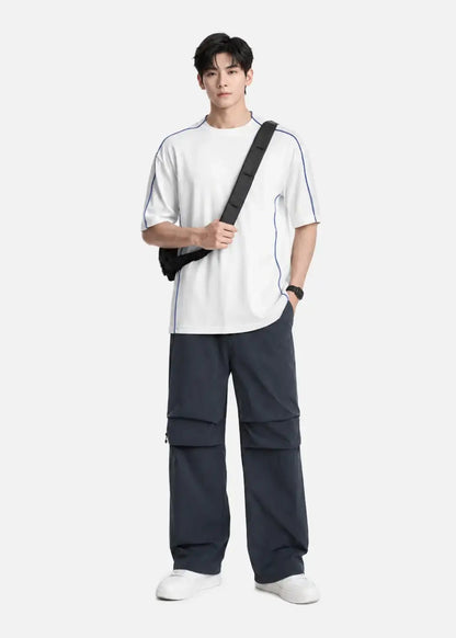 Quần Easy Pant Loose Fit EasyCare™  Seventy Seven 053 Màu Xanh Dương 83 Dáng Rộng Rãi F4