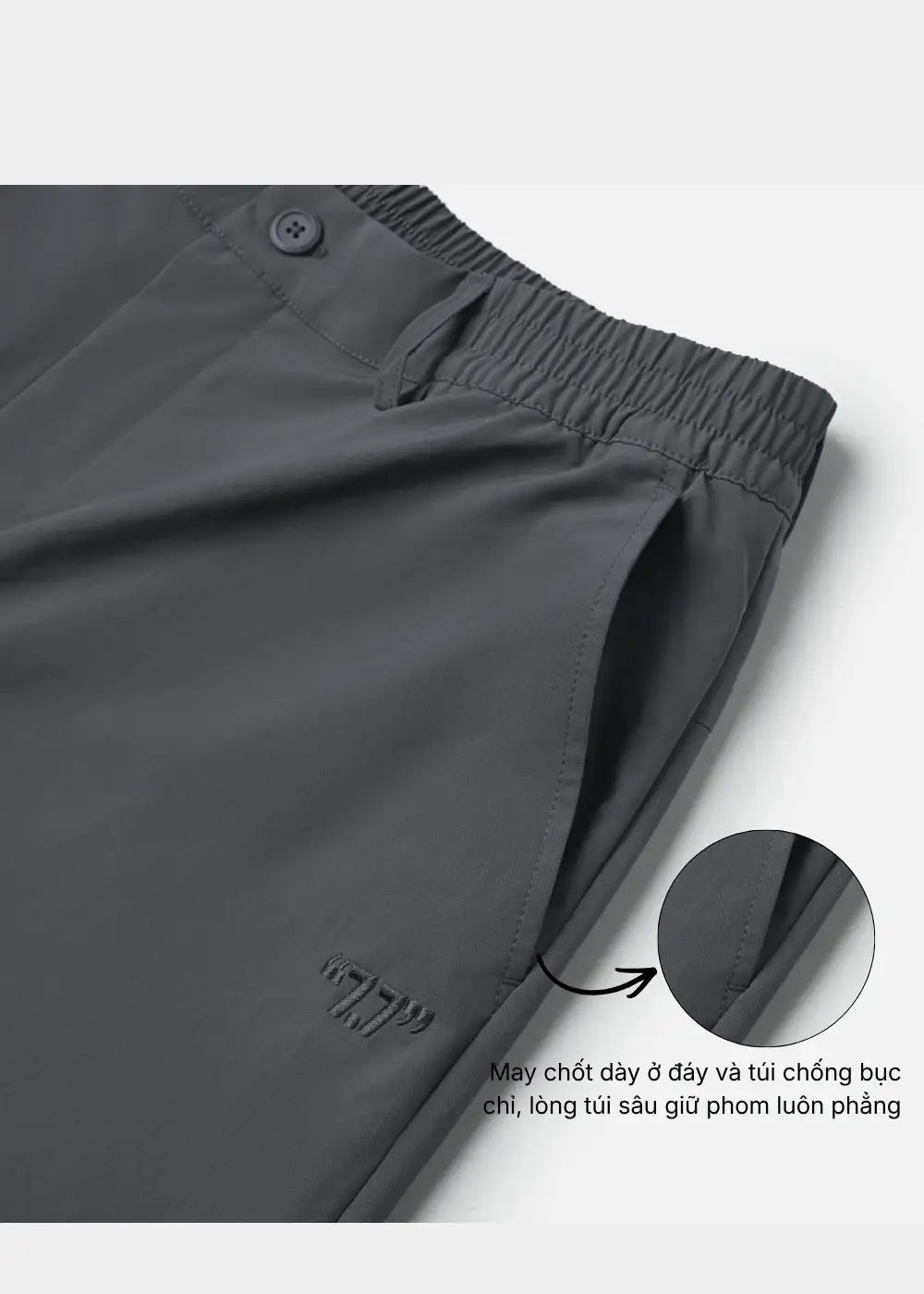 Quần Easy Pant Loose Fit EasyCare™  Seventy Seven 053 Màu Xanh Dương 83 Dáng Rộng Rãi F4