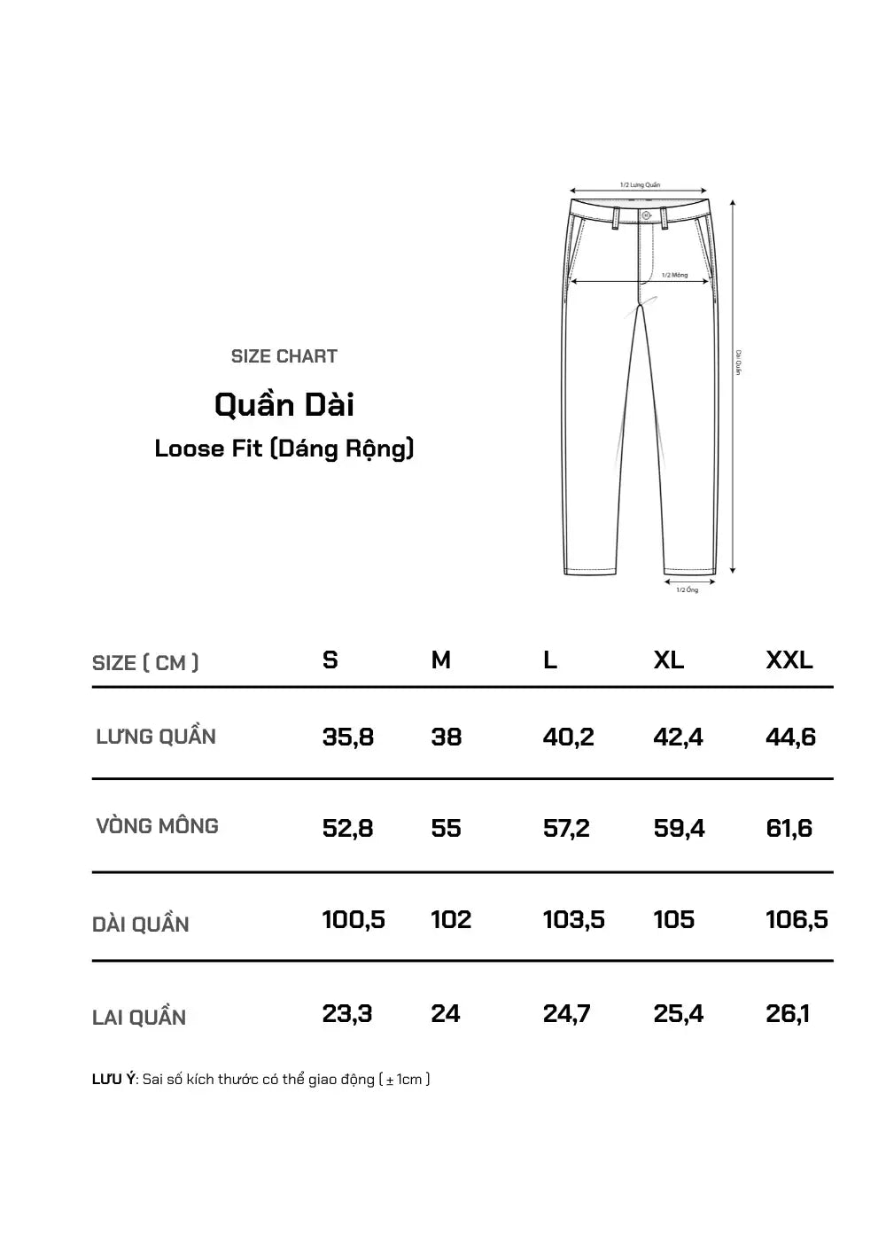 Quần Easy Pant Loose Fit EasyCare™  Seventy Seven 053 Màu Xanh Dương 83 Dáng Rộng Rãi F4