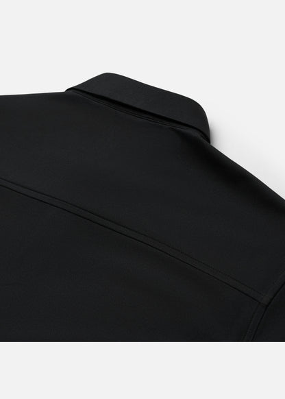 Sơ Mi Tay Ngắn AirDry™ Nhẹ Co Giãn Thoát Nhiệt Tốt Seventy Seven 054 Màu Đen Dáng Vừa Vặn F3