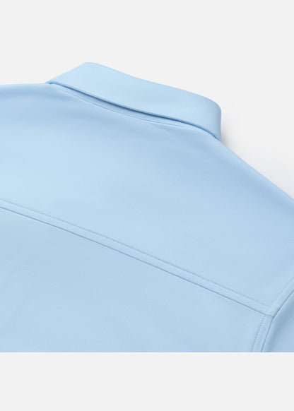 Sơ Mi Tay Ngắn AirDry™ Nhẹ Co Giãn Thoát Nhiệt Tốt Seventy Seven 054 Màu Xanh Dương Nhạt Dáng Vừa Vặn F3