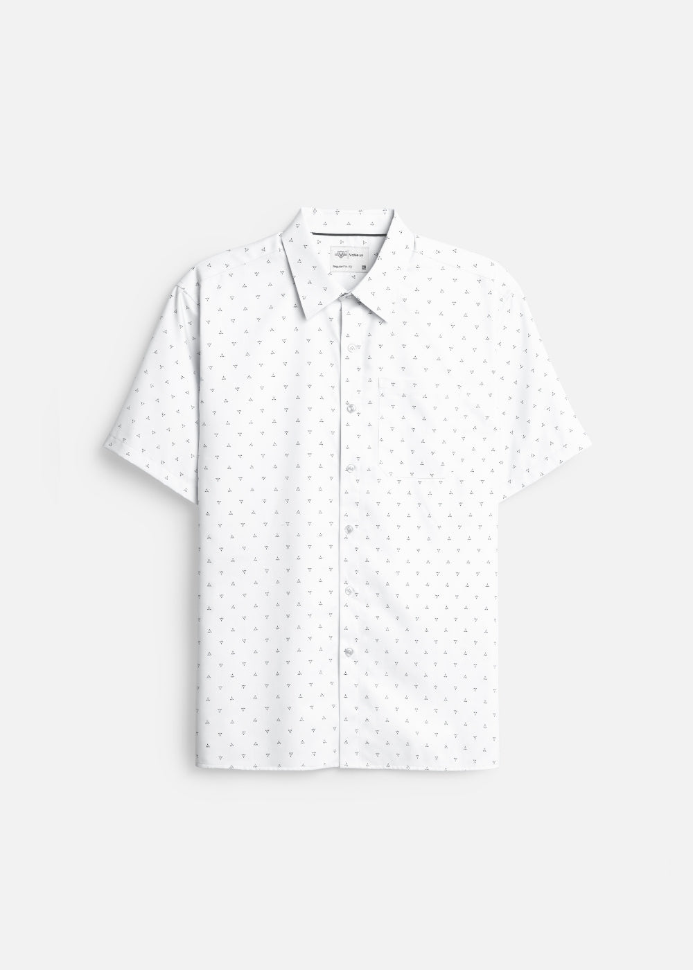 Áo Sơ Mi Tay Ngắn Siêu Mịn Seventy Seven 060 Trắng