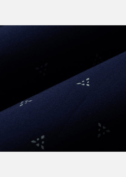 Áo Sơ Mi Tay Ngắn Siêu Mịn Seventy Seven 060 Xanh Dương Đậm