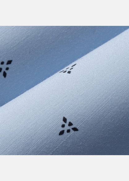 Áo Sơ Mi Tay Ngắn Siêu Mịn Seventy Seven 060 Xanh Dương Nhạt