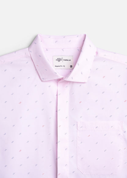 Áo Sơ Mi Tay Dài Siêu Mịn Seventy Seven 064 Hồng