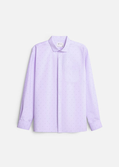 Áo Sơ Mi Tay Dài Siêu Mịn Seventy Seven 064 Tím