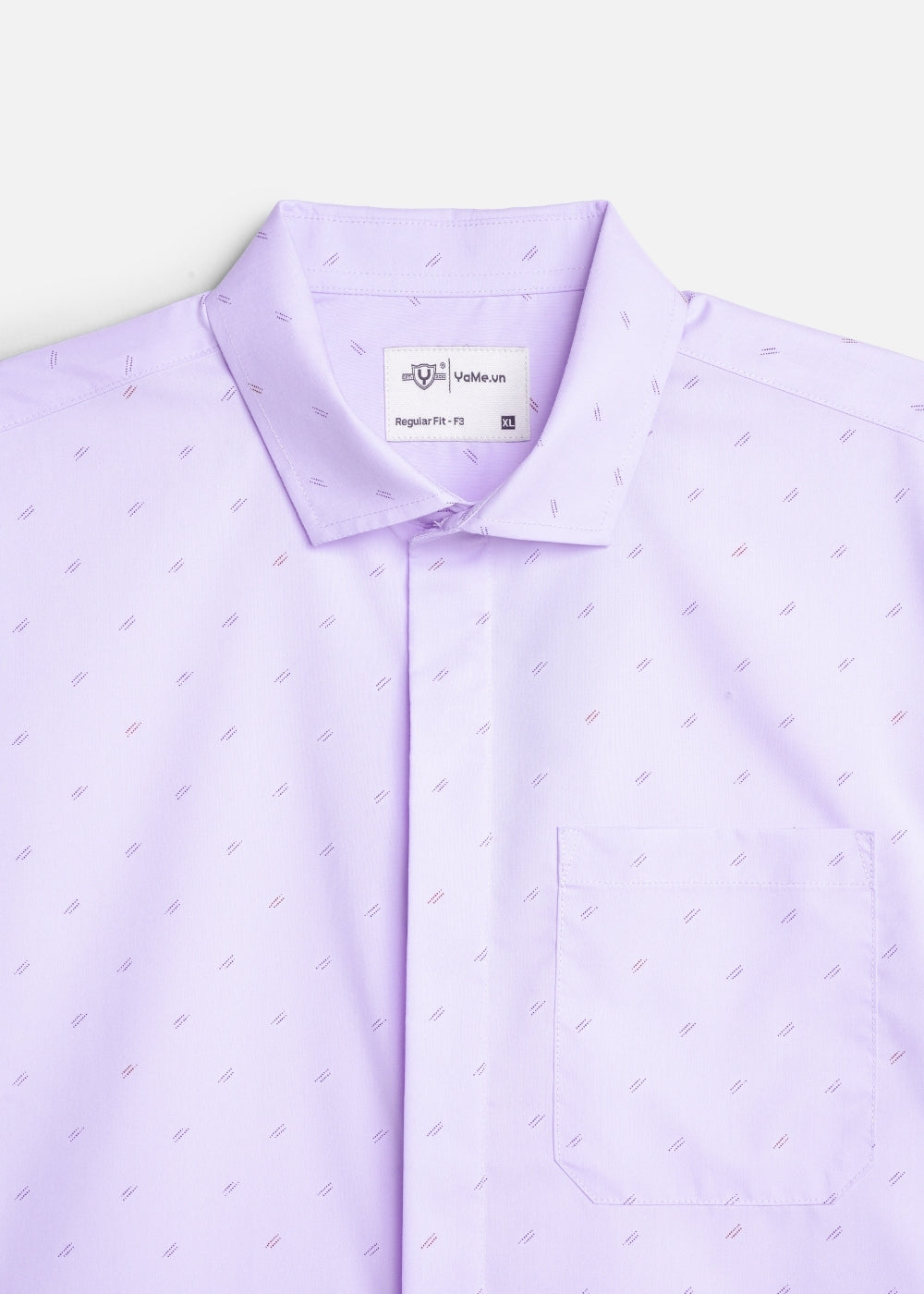 Áo Sơ Mi Tay Dài Siêu Mịn Seventy Seven 064 Tím