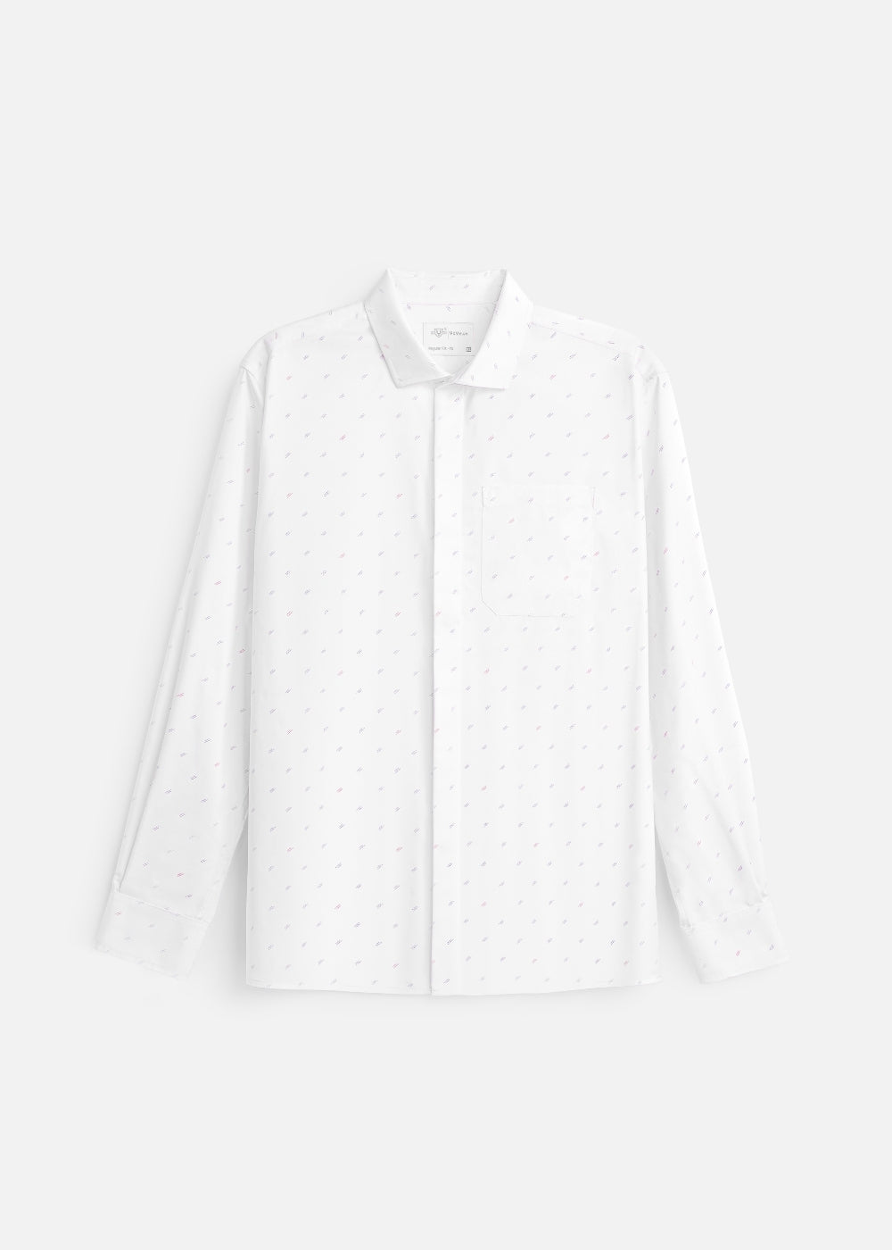 Áo Sơ Mi Tay Dài Siêu Mịn Seventy Seven 064 Trắng