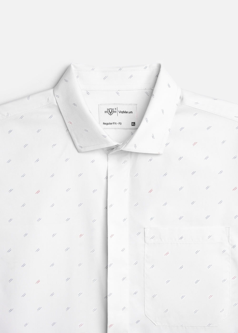 Áo Sơ Mi Tay Dài Siêu Mịn Seventy Seven 064 Trắng
