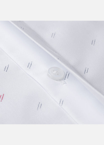 Áo Sơ Mi Tay Dài Siêu Mịn Seventy Seven 064 Trắng