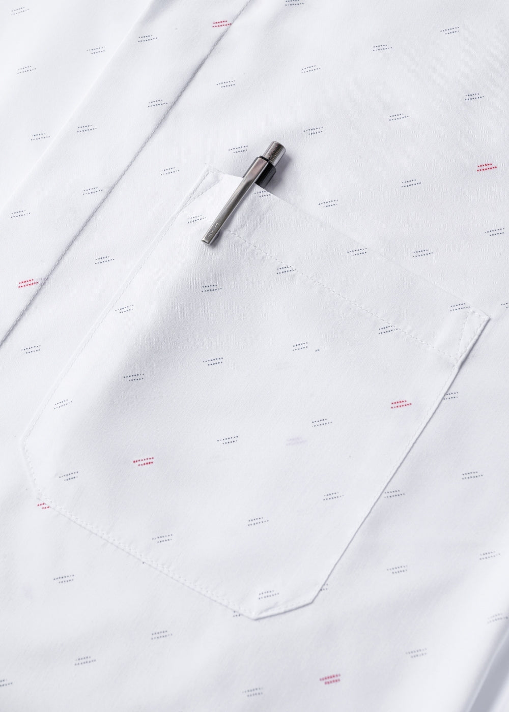 Áo Sơ Mi Tay Dài Siêu Mịn Seventy Seven 064 Trắng