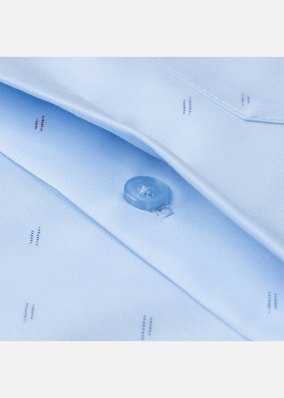 Áo Sơ Mi Tay Dài Siêu Mịn Seventy Seven 064 Xanh Dương Nhạt