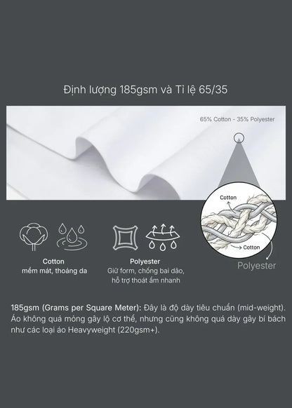 Áo Thun Sợi Siro Cao Cấp Mịn Mướt IceVibes™ Chạm Da Mát Lạnh The Minimalist 005 Màu Cam Nhạt Dáng Vừa Vặn F3