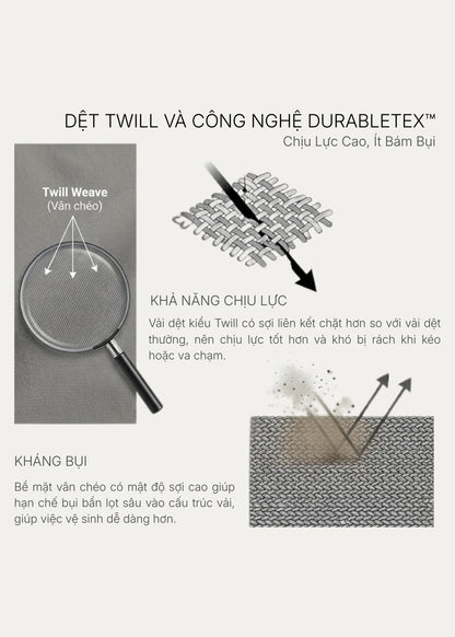 Quần Kaki Chinos Co Giãn Thoáng Mát The Minimalist 023 Xám Đậm