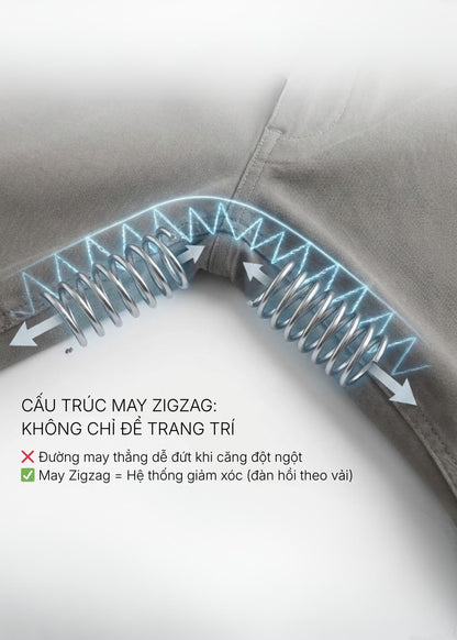 Quần Kaki Chinos Co Giãn Thoáng Mát The Minimalist 023 Xám Đậm