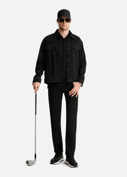 Quần Jeans Slim Fit Khóa Màu Siêu Bền Tek Black Jean 004 Đen