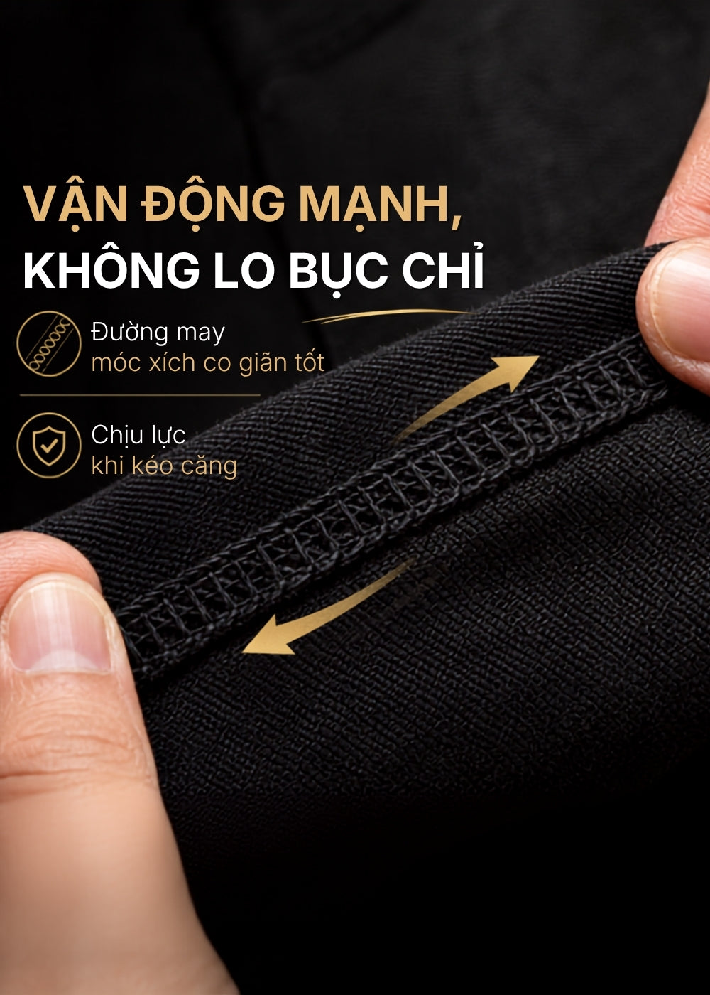 Áo Khoác Jean ColorLock™ Giữ Màu Đen Sâu Lâu Bạc Màu Tek Black Jean 003 Màu Đen Dáng Vừa Vặn F3