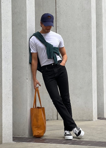 Quần Jean ColorLock™ Giữ Màu Đen Sâu Lâu Bạc Màu Tek Black Jean 004 Màu Đen Dáng Ôm Vừa F2