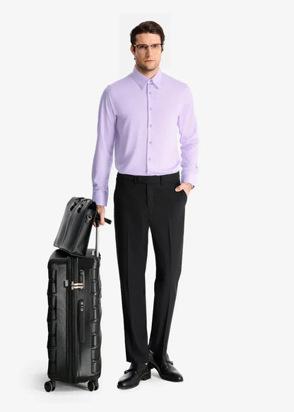 Quần Tây Smart Casual EasyCare™ Ít Nhăn Lưng Tùy Chỉnh The CEO 017 Đen