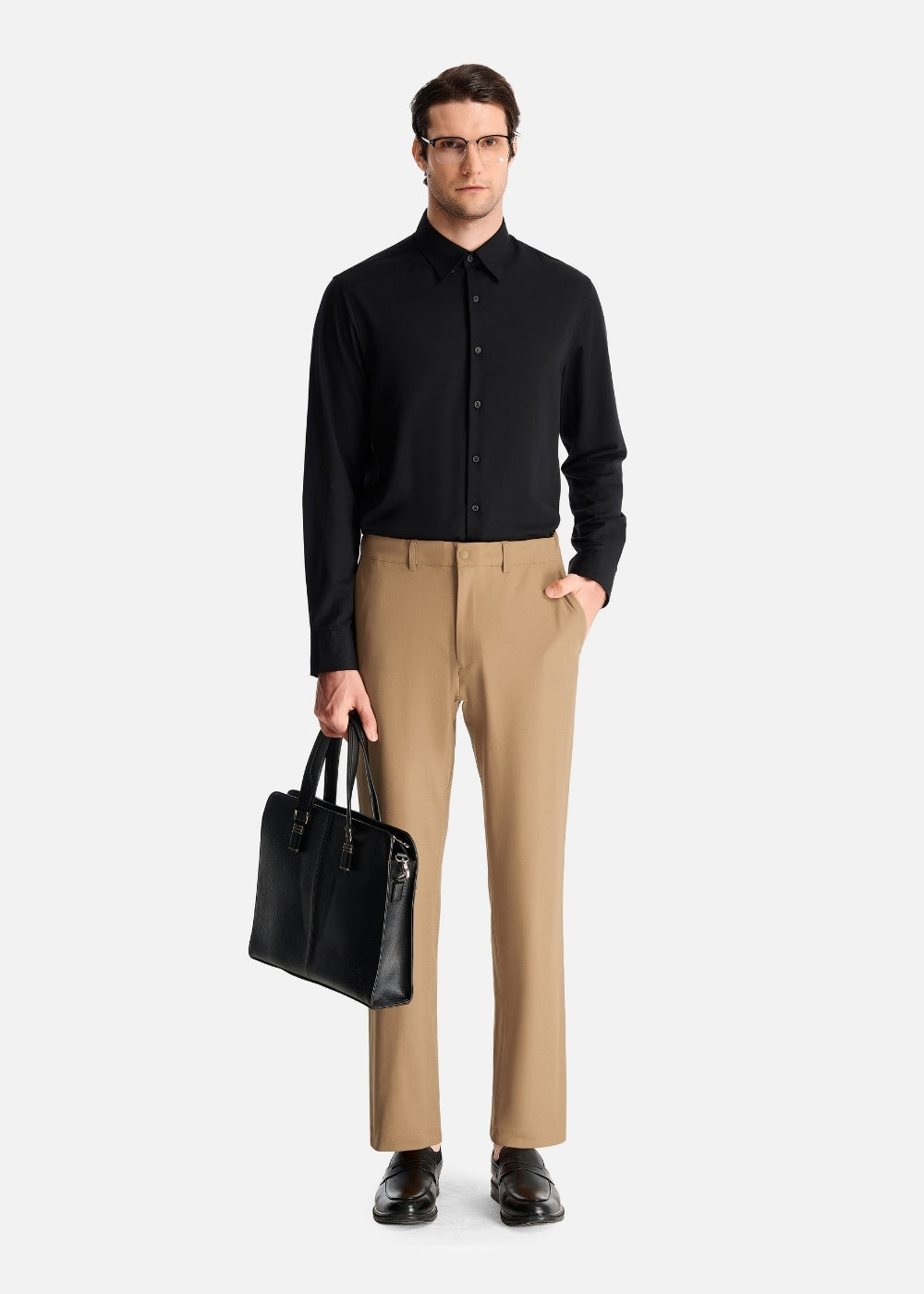 Quần Tây Smart Casual Ít Nhăn The CEO 018 Nâu