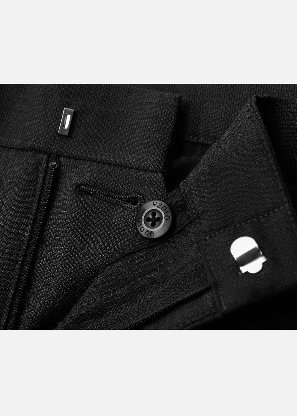 Quần Tây Smart Casual Co Giãn Lưng Tùy Chỉnh The CEO 012 Xám Đen