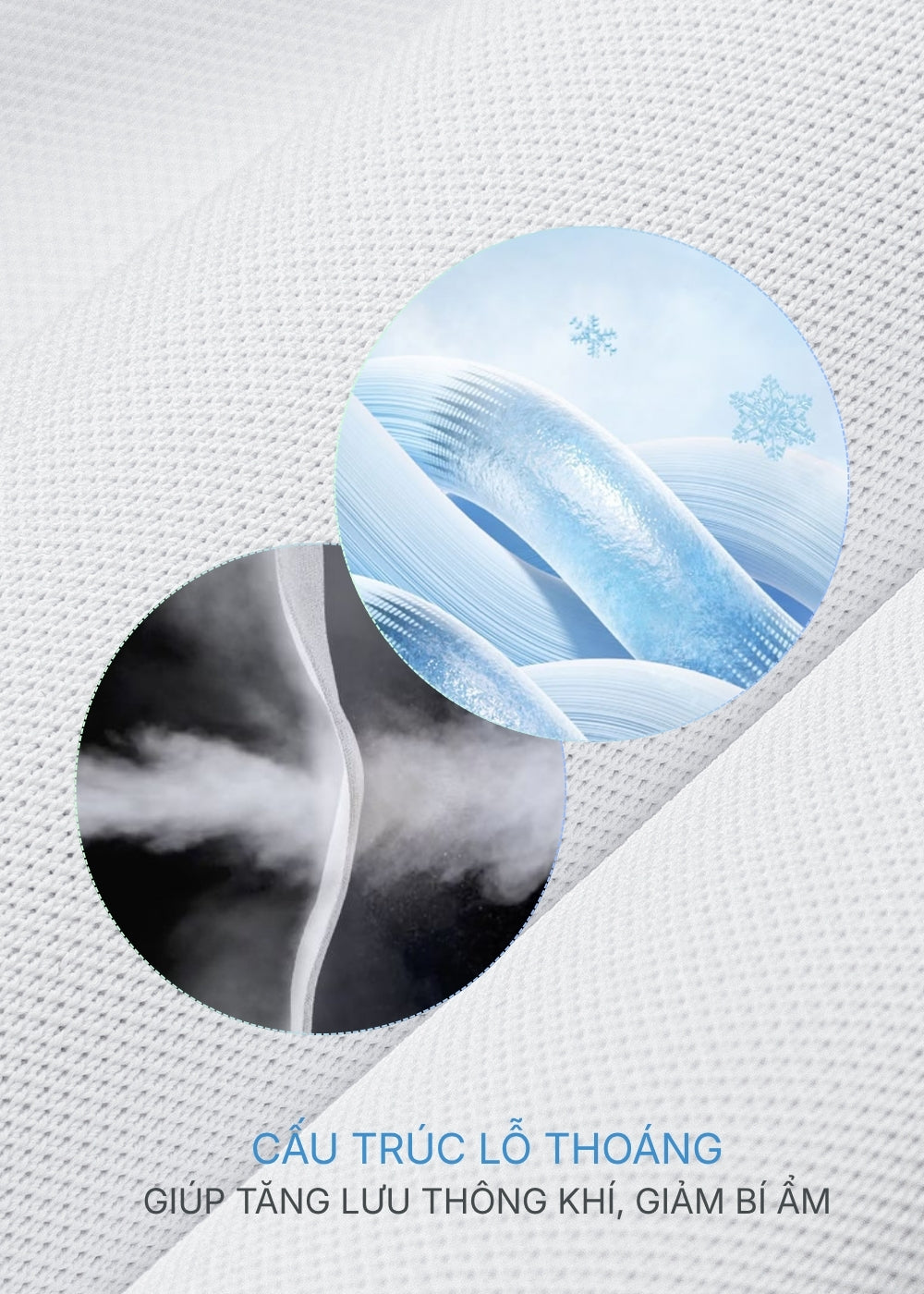 Áo Ba Lỗ Sợi ASKIN Chạm Vào Lạnh Da IceVibes™ Hạ Nhiệt Cơ Thể Tức Thì The HomeBody 003 Màu Trắng Dáng Ôm Vừa F2