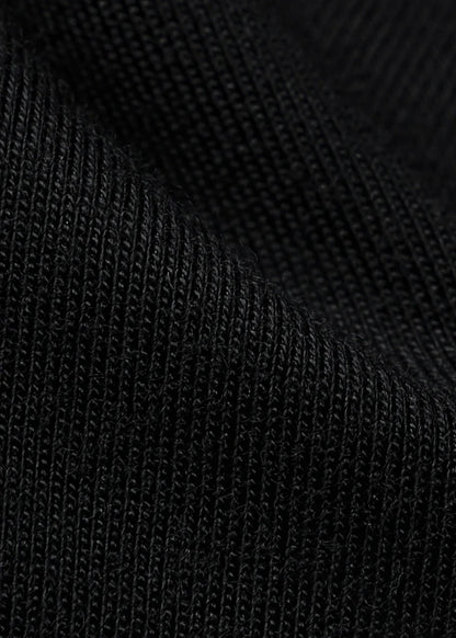 Áo Thun Tay Dài CloudTouch™ Siêu Mềm Mịn Tay Xỏ Ngón The Homebody 001 Đen