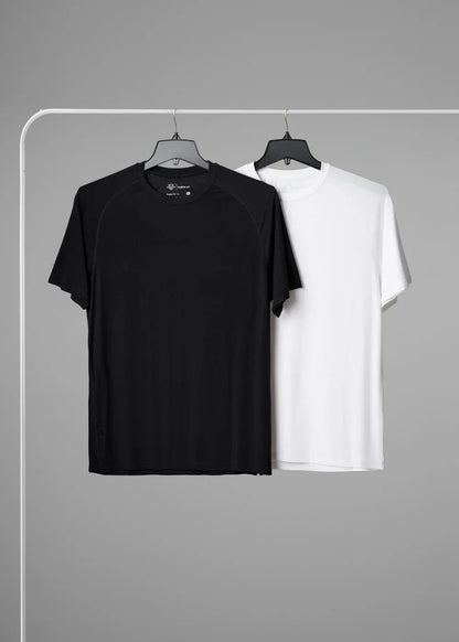 Áo Thun CloudTouch™ Êm Ái Thoát Nhiệt Đa Điểm The Homebody 002 Trắng