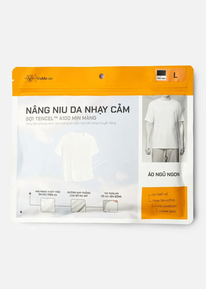 Áo Thun CloudTouch™ Êm Ái Thoát Nhiệt Đa Điểm The Homebody 002 Đen